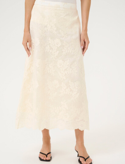 Culture Cuarona Skirt - Cream - XL