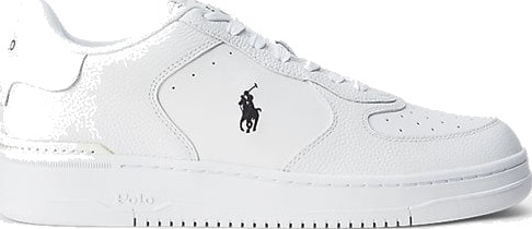 Ralph Lauren Masters Court Leather Sneaker White/White/Black Pp Ralph Lauren Masters Court Leather Sneaker White/White/Black Pp