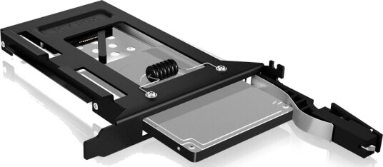 ICY BOX 2.5" Mobile Rack PCI Brakett i Aluminium - Svart ICY BOX 2.5" Mobile Rack PCI Brakett i Aluminium - Svart