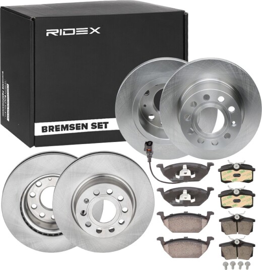 Bremseskiver og -klosser RIDEX 3405B0324