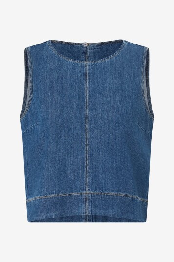 Vero Moda Jeansvest vmJessica SL Denim Top Vi3493 Blå