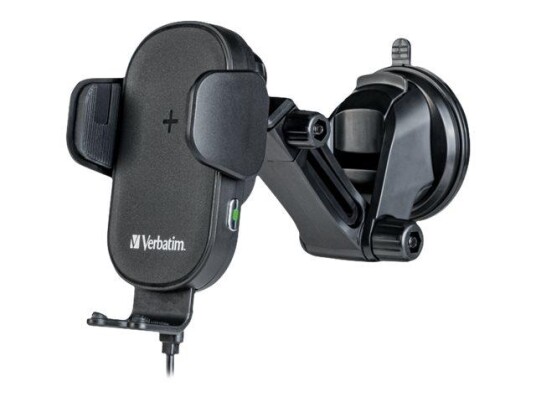 Verbatim FWC-01 trådløs ladeholder for bil - Qi - 15 watt Verbatim FWC-01 trådløs ladeholder for bil - Qi - 15 watt