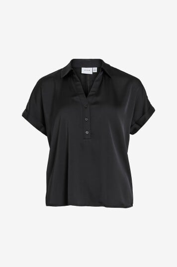 Vila Bluse viEenna Ravenna S/Svart