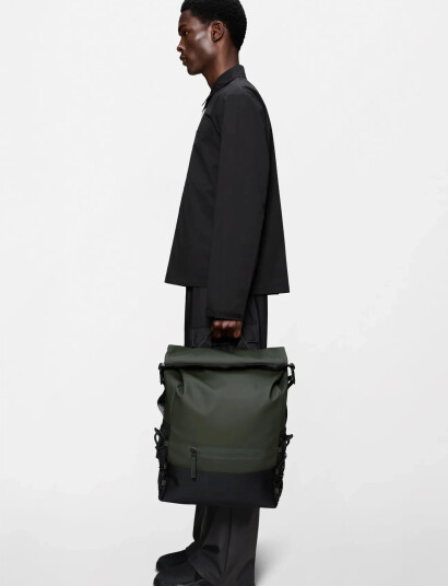 Rains Trail Mountaineer Rolltop W3 Green ONE SIZE Rains Trail Mountaineer Rolltop W3 Green ONE SIZE