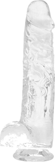 Willie City Classic Realistisk Dildo Gjennomsiktig 24,5 cm    - Klar