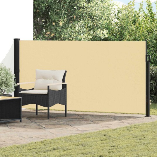 vidaXL Utklappbart side markise Rektangulær 160 x 600 cm Polyester
