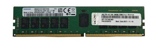 Lenovo TruDDR4 - DDR4 - module - 16 GB - DIMM 288-pin - 3200 MHz - unbuffered Lenovo TruDDR4 - DDR4 - module - 16 GB - DIMM 288-pin - 3200 MHz - unbuffered