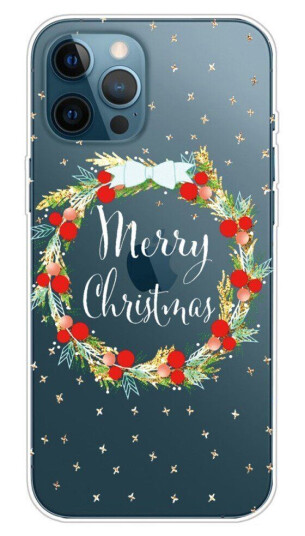 INCOVER iPhone 14 Pro TPU Plast Jul Deksel - Julekrans