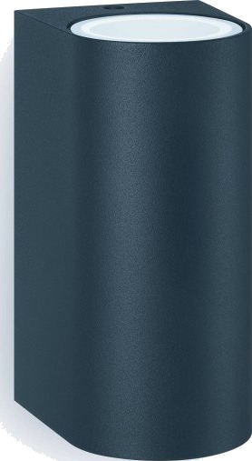 Philips Nightingale Up-/downlight (2xGU10-sockel) IP44 Aluminium Svart