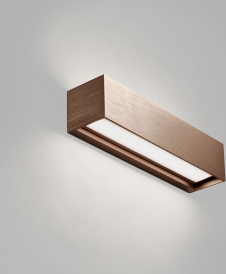 Vegglampe LIGHT POINT Linea W2 dimmbar Pink / rosa Stue Aluminium Design 30 6.5 Pink / rosa