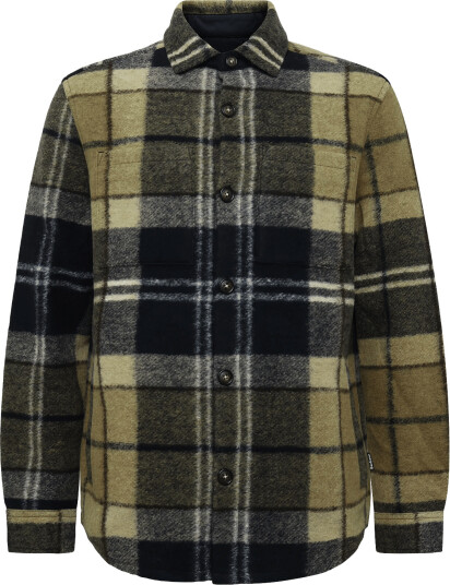 Barbour Barbour Woodlane Brushed Check Overshirt Beige XXL