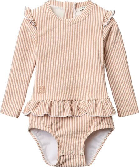 Liewood Sille Baby Seersucker Swimsuit Pink 62