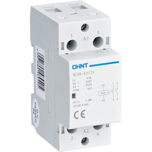 Cenika MODULÆRKONTAKTOR 24V AC 63A 2POL 2NO - 4101504