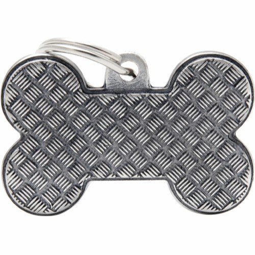 Myfamily Bronx ID tag til hundehalsbånd - Håndlaget - Sølv Myfamily Bronx ID tag til hundehalsbånd - Håndlaget - Sølv
