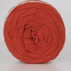  Hjertegarn Organic 350 Garn Farge 4098 Mørk Oransje