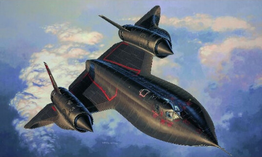Revell Lockheed SR-71 Blackbird Modellbyggesett 1:110 Lett Klikk