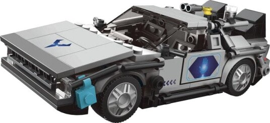 Mould King DeLorean Modellbil Byggesett (Med Utstillingsmonter) - 8+ År - 392 Deler
