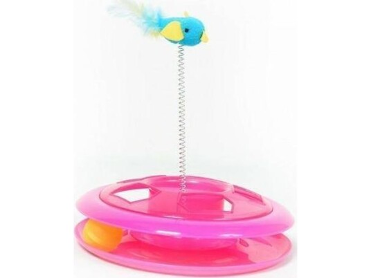 Duvo+ Duvo+ Duvo+ Kattleke 'Happy Hoop' Rosa 26Cm 1717042 Duvo+ Duvo+ Duvo+ Kattleke 'Happy Hoop' Rosa 26Cm 1717042