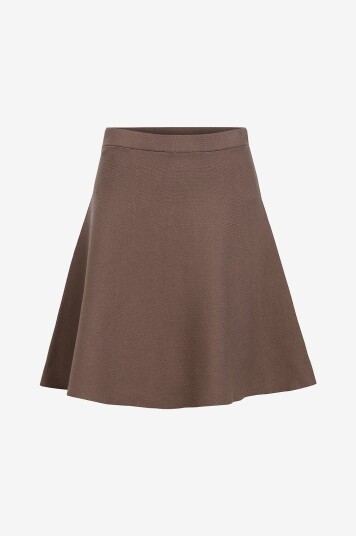Object - Skjørt objReynard HW Short Knit Skirt - Grå