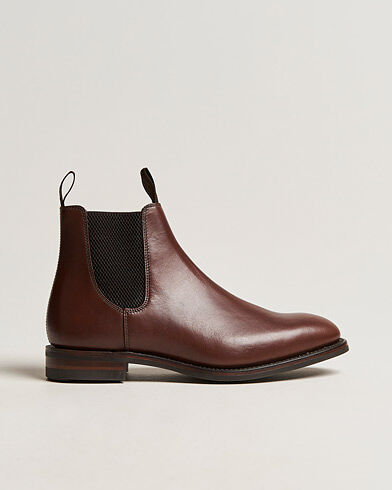 Loake 1880 Chatsworth Chelsea Boot Brown Waxy Leather