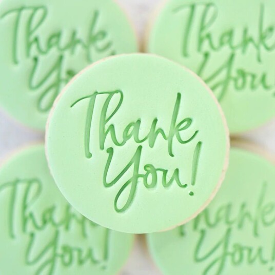 Sweet Stamp Cupcake Embosser Thank You! Sweet Stamp Cupcake Embosser Thank You!