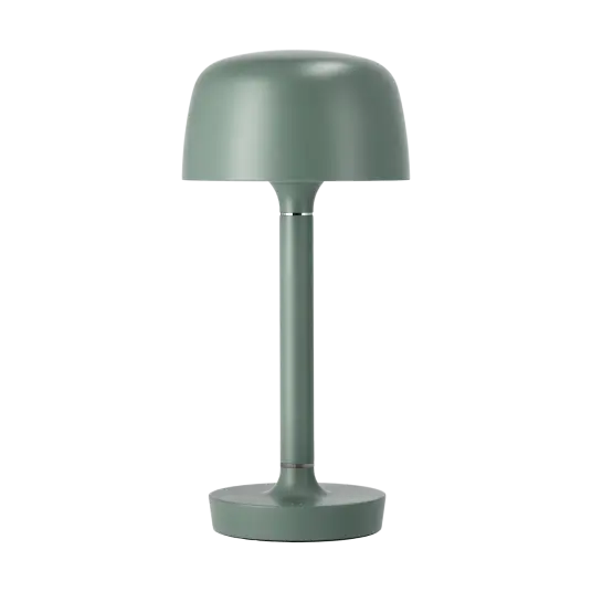 Scandi Living Halo bærbar bordlampe 25,5 cm Green