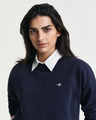 Gant Shield collegegenser EVENING BLUE M Gant Shield collegegenser EVENING BLUE M