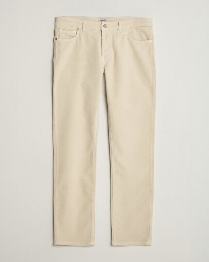 Morris James Winter Twill 5 Pocket Pants Off White