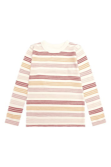 Hust & Claire Abba 3 Stripes ull/bambus trøye til barn off white 98 Hust & Claire Abba 3 Stripes ull/bambus trøye til barn off white 98