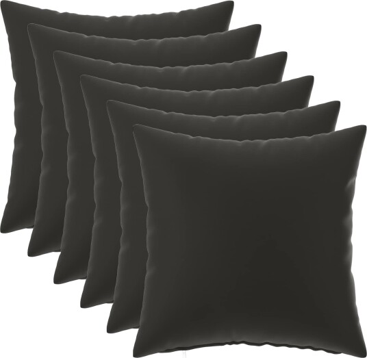 vidaXL Putetrekk 6 pcs HEERLEN Flerfarget 30 x 30 cm Polyester
