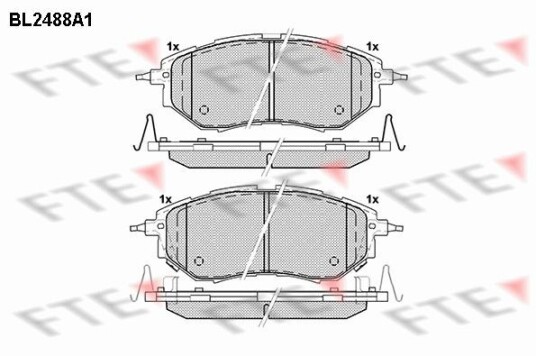 Bremseklosser FTE 9010761 Bremseklosser FTE 9010761