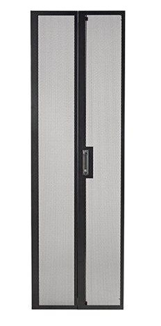 APC NetShelter SV Perforated Split Rear Doors - rackdør - 48U