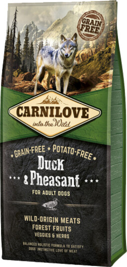 Carnilove Hundefôr Duck & Fasan for Voksne 12 kg - Kornfritt