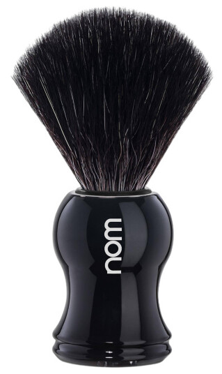 nom GUSTAV shaving brush Black Fibre Black