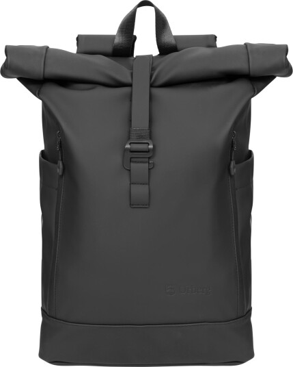 Urberg Rolltop Backpack Pu Black Urberg Rolltop Backpack Pu Black