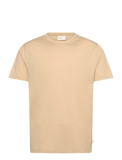 GANT Pima Ss T Shirt Beige XXXL