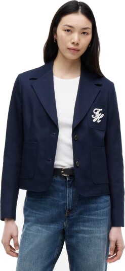 Tommy Hilfiger Chino Dressing Cotton Blazer Navy 46