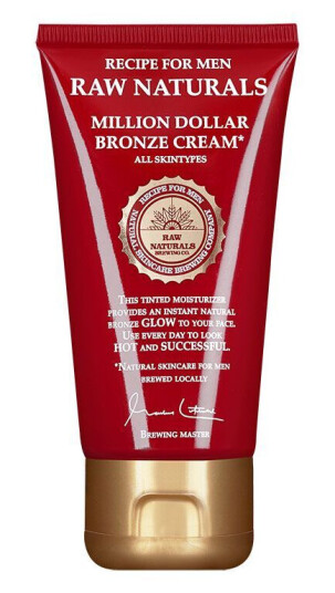 Raw Naturals Bronzing Cream 75ml for Men - Fuktighetsgivende Solkrem med Antioksidanter