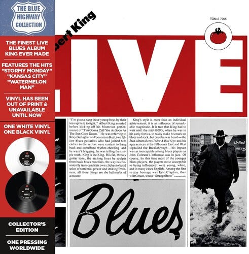 Albert King  Albert Live  LP/Vinyl
