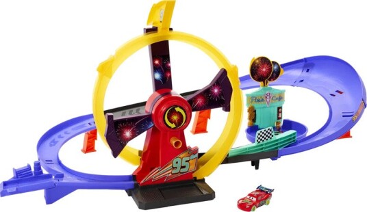 Disney Pixar Cars Disney And Pixar Cars Race To Celebrate Lightning Mcqueen Celebration Raceway Playset MULTICOLOR One Size Disney Pixar Cars Disney And Pixar Cars Race To Celebrate Lightning Mcqueen Celebration Raceway Playset MULTICOLOR One Size