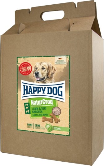 Happy Dog Naturcroq Bein Med & Ris Lam 5 kg Happy Dog Naturcroq Bein Med & Ris Lam 5 kg