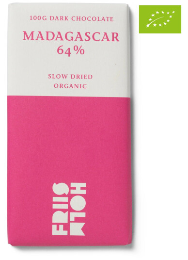 Friis-Holm Chokolade Madagascar Slow Dried 64 %,