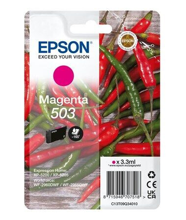 Epson 503 - magenta - original - ink cartridge - Blekkpatron Rød