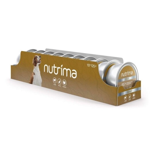 Nutrima Dog Adult Tray 10 X 125G