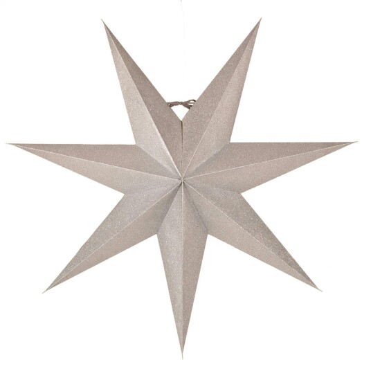 Watt & Veke Tilly Julestjerne 60 cm Silver