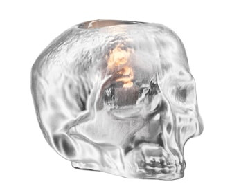 Still Life Skull Sølv Lyslykt