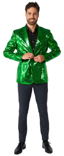 OppoSuits Suitmeister Paljettjakke Grønn  Small