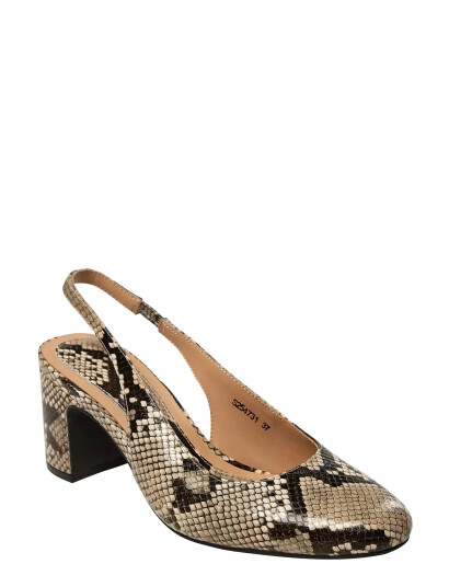 Sofie Schnoor Minnesw Snake Pump - Brown - 36