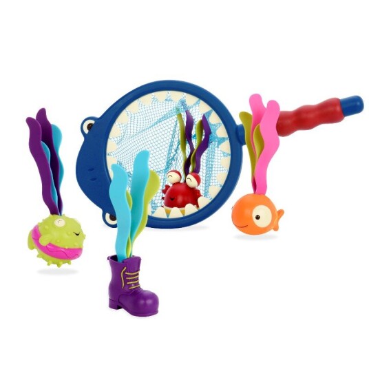 B. Toys Badeleg Fiskesæt Finley Haj fisk og dyk B. Toys Badeleg Fiskesæt Finley Haj fisk og dyk