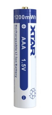 XTAR AAA 1.5V 1200mWh Batterier 4stk